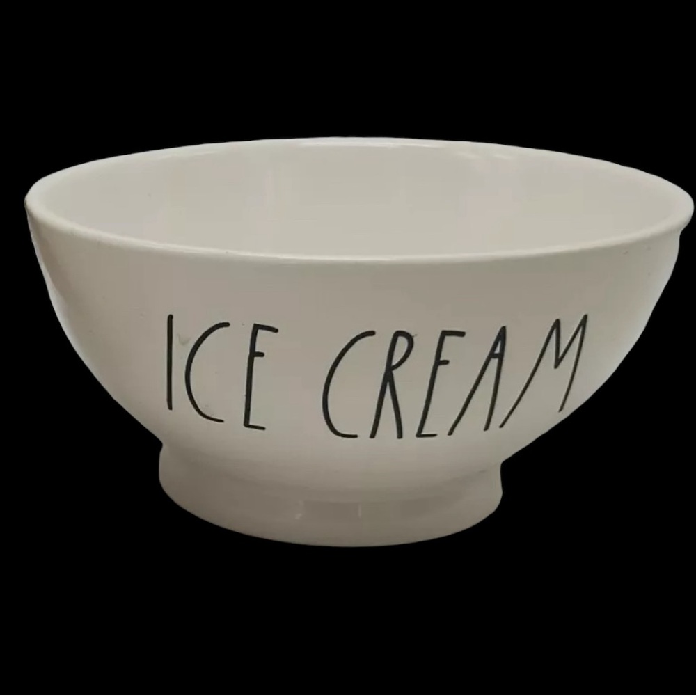 Rae Dunn Artisan Collection by Magenta "Ice Cream" Ceramic Pedestal Bowl